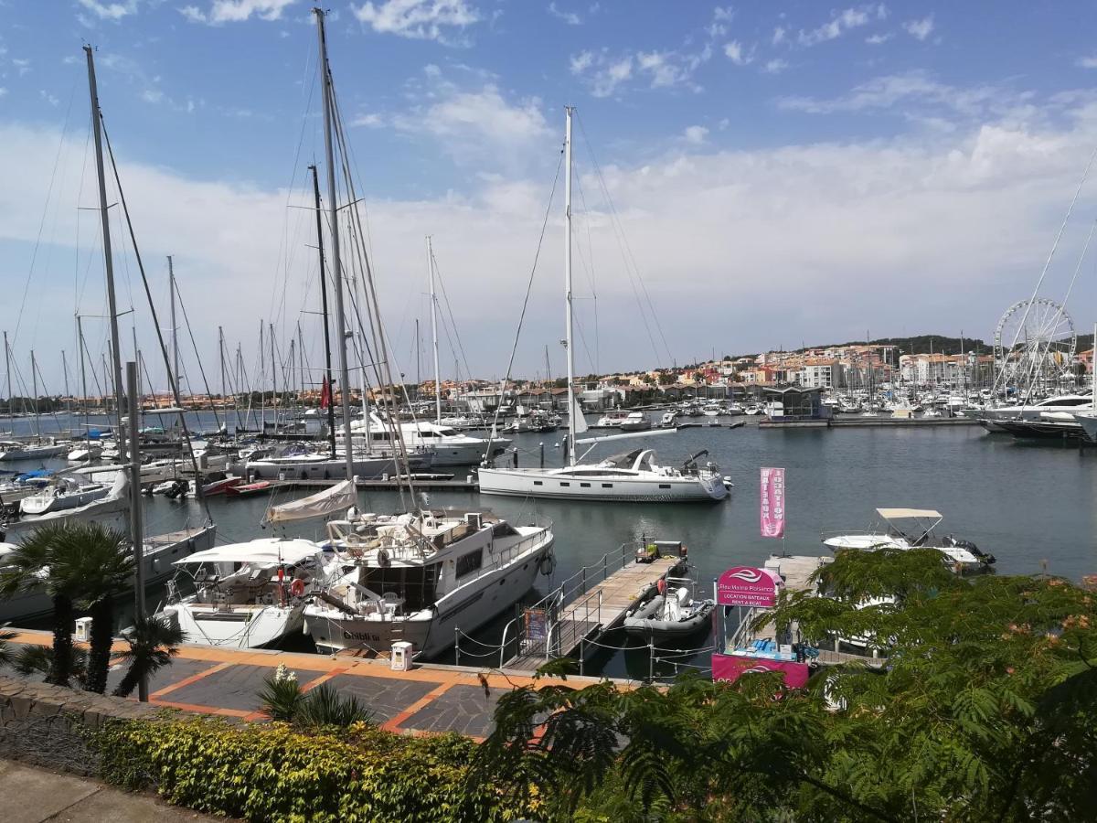 Appartement 1Ere Ligne Vue Port Avec Balcon, Piscine Agde Ngoại thất bức ảnh